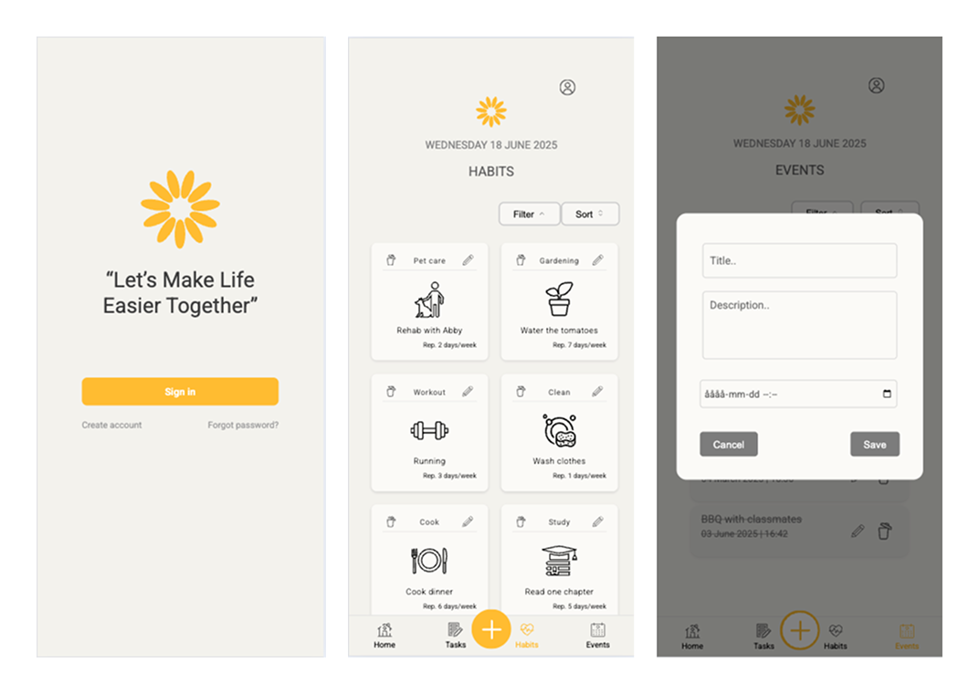 Project Groundly - Activity application